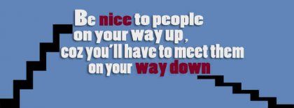 Be Nice To People Facebook Covers